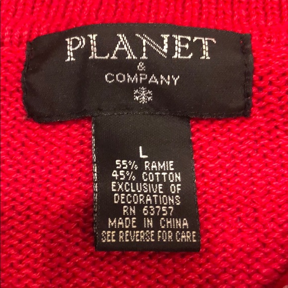 🎄UGLY CHRISTMAS Sweater Zip Up Size Large - Picture 4 of 6